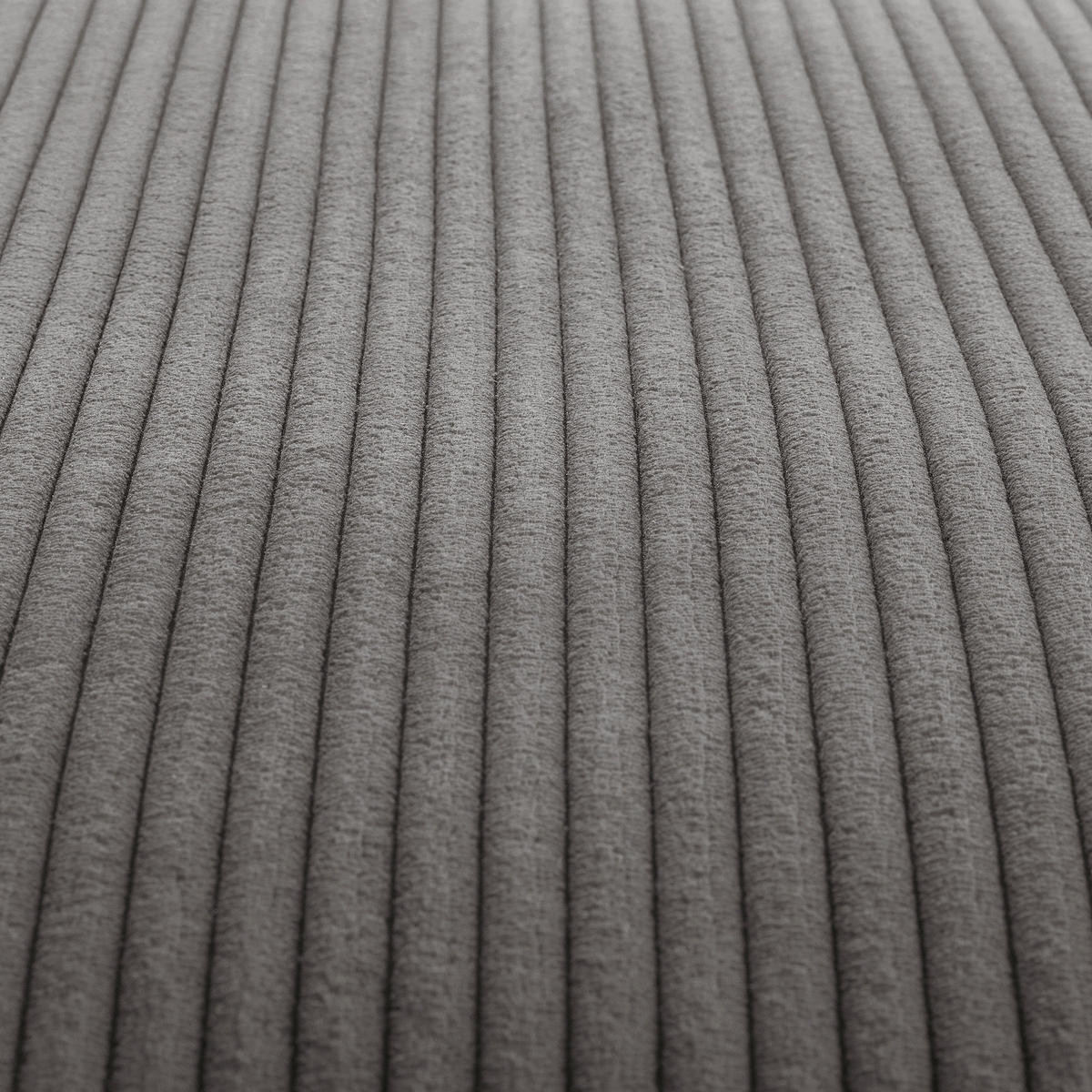 HOCKER Textil Grau  - Schwarz/Grau, Design, Textil/Metall (163/46/62cm) - Livetastic