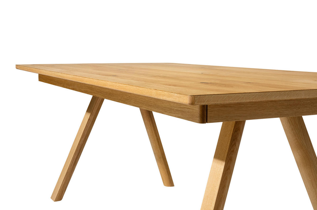 ESSTISCH in Holz 200(300)/90/75 cm  - Wildeiche, Design, Holz (200(300)/90/75cm) - Team 7