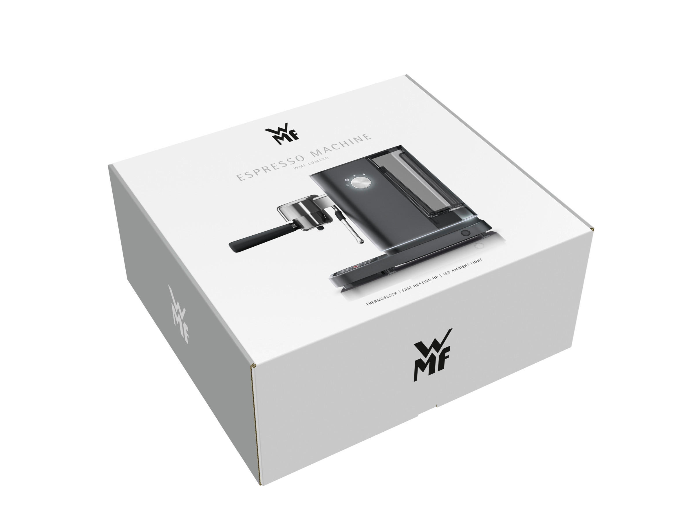 ESPRESSOMASCHINE  - Grau, Basics, Metall (37,2/17,5/40,9cm) - WMF