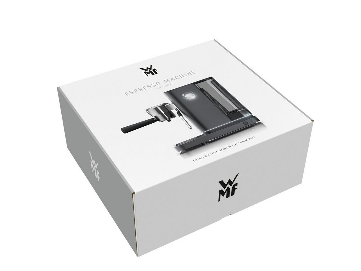 ESPRESSOMASCHINE  - Grau, Basics, Metall (37,2/17,5/40,9cm) - WMF