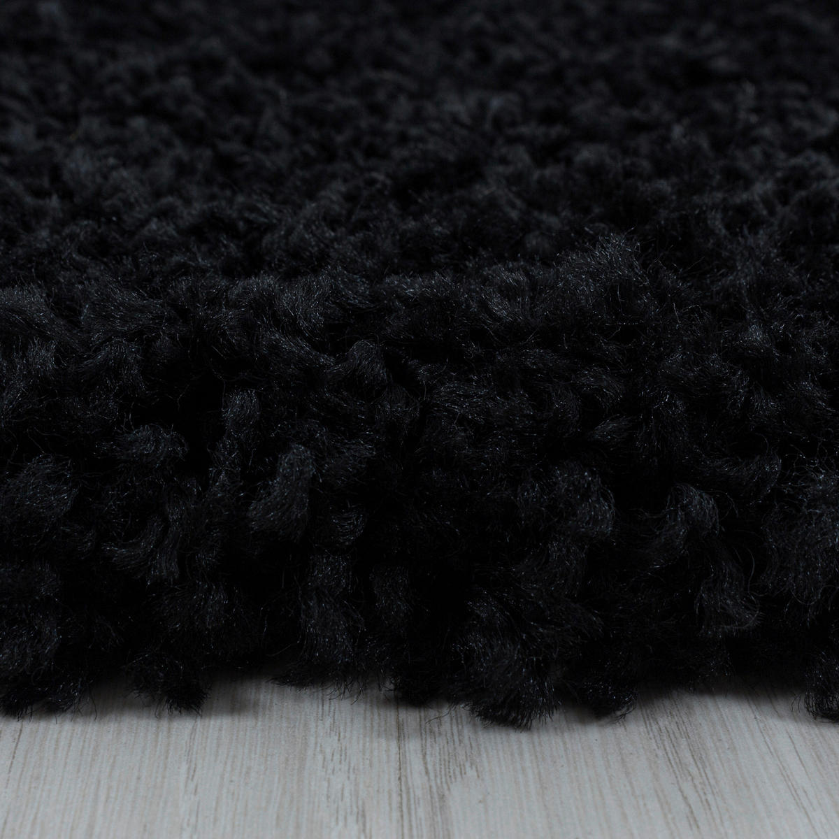 HOCHFLORTEPPICH 80 cm Sydney Schwarz  - Schwarz, Basics, Textil (80cm)