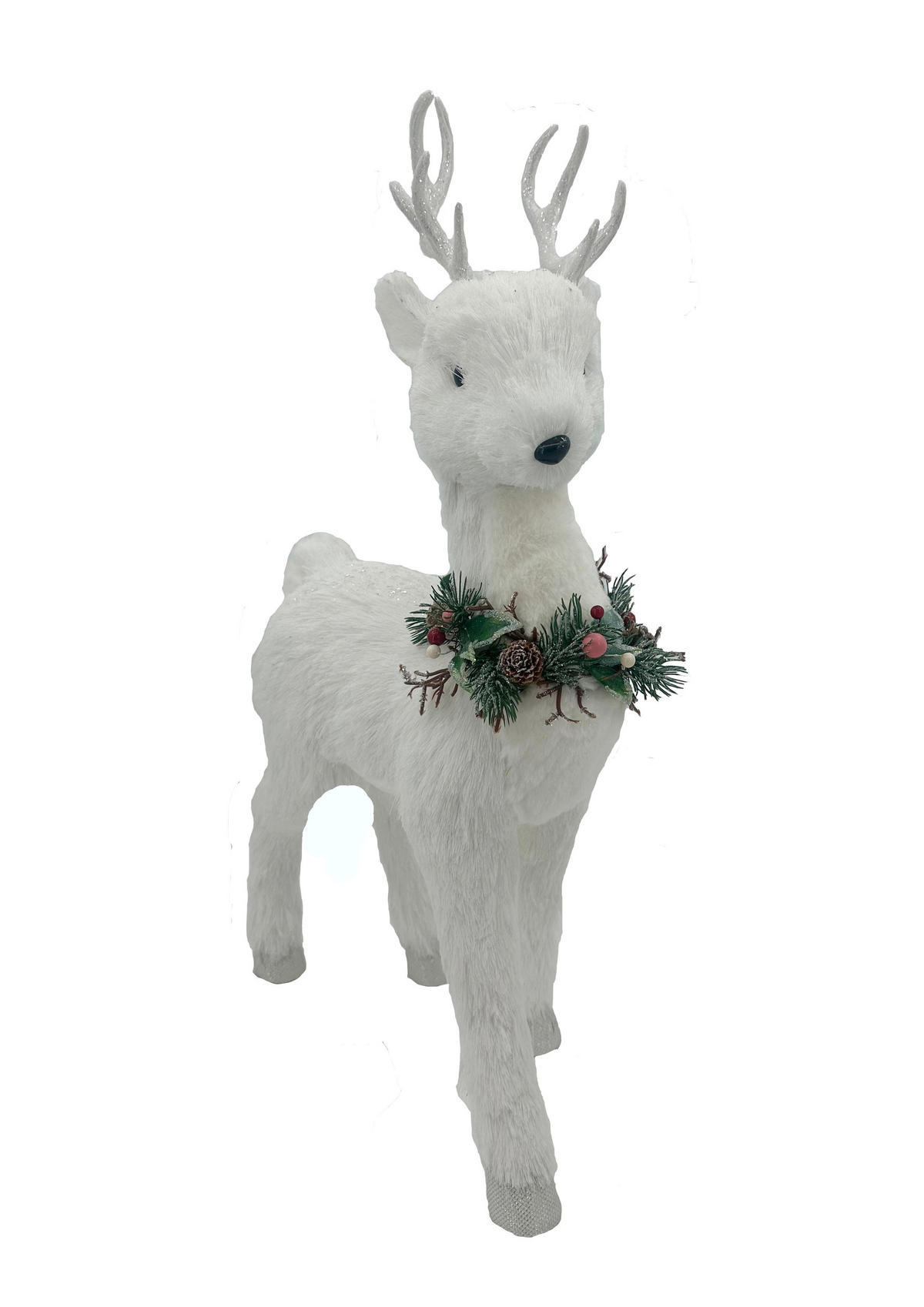 DEKOREH - Weiss, Lifestyle, Naturmaterialien/Kunststoff (41/16/68cm) - X-Mas