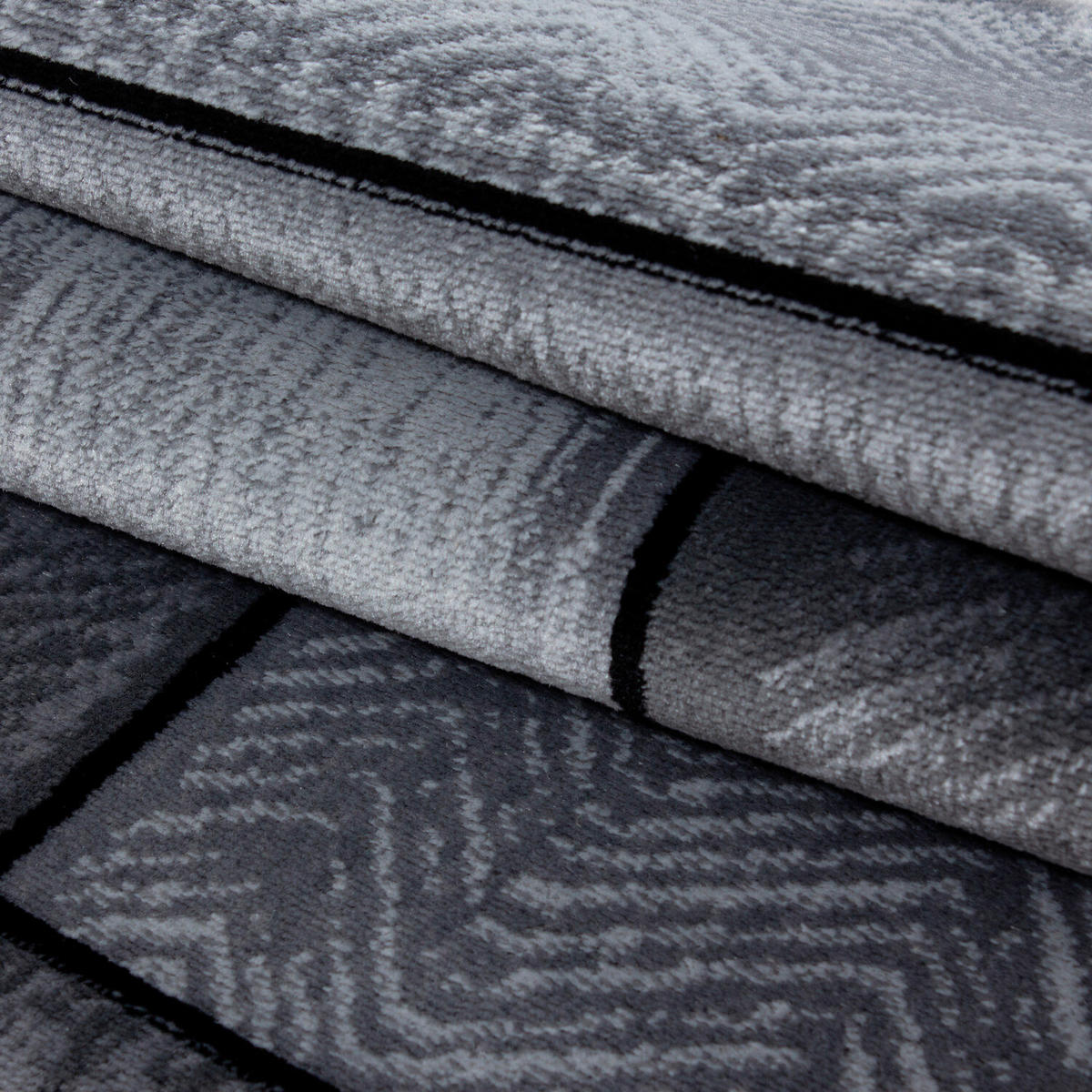 WEBTEPPICH 240/340 cm Plus Schwarz  - Schwarz, Basics, Textil (240/340cm) - Novel