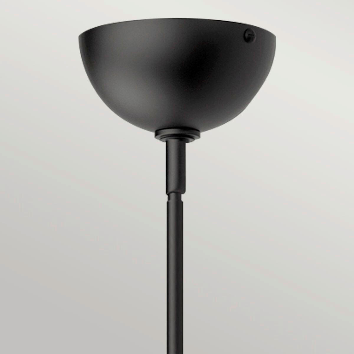 KRONLEUCHTER 96,8/36,3 cm   - Schwarz, KONVENTIONELL, Glas/Metall (96,8/36,3cm) - Elstead Lighting