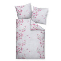 POSTELJNINA 135/200 cm mako saten roza  - roza, Konvencionalno, tekstil (135/200cm) - Janine