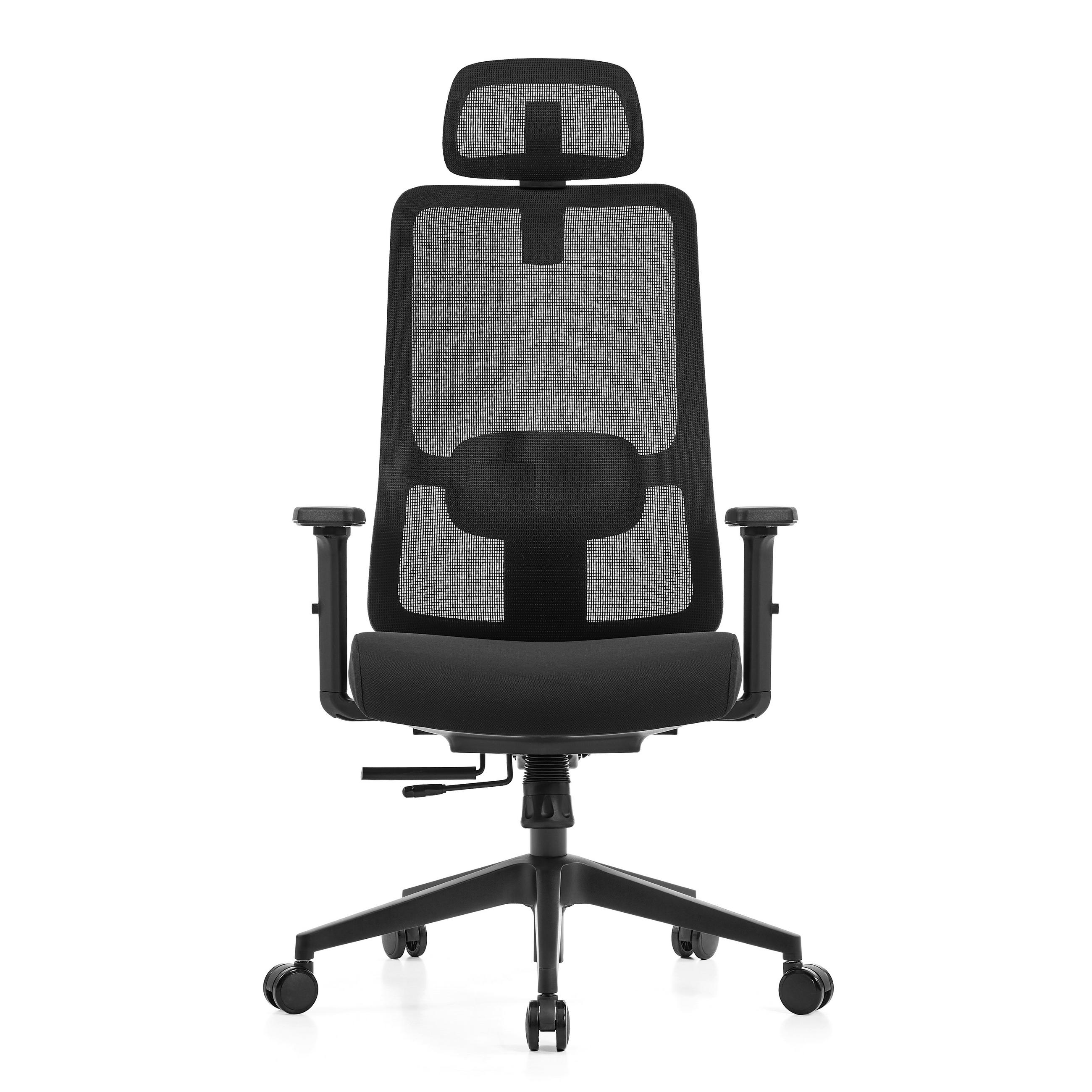 UREDSKI STOLAC    - crna, Moderno, metal/plastika (66/125/69cm)