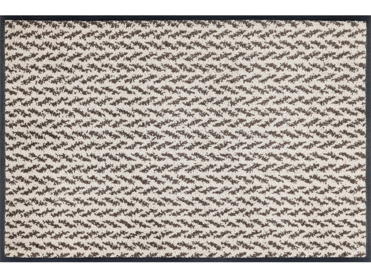 FUßMATTE  50/75 cm  Beige  - Beige, KONVENTIONELL, Kunststoff (50/75cm) - wash+dry