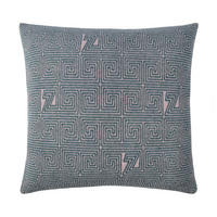 KISSENHÜLLE SOFT-FLEECE-LEGACY 50/50 cm  - Türkis/Blau, Basics, Textil (50/50cm) - Zoeppritz