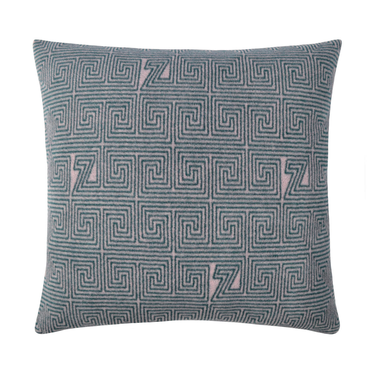 KISSENHÜLLE SOFT-FLEECE-LEGACY 50/50 cm  - Türkis/Blau, Basics, Textil (50/50cm) - Zoeppritz