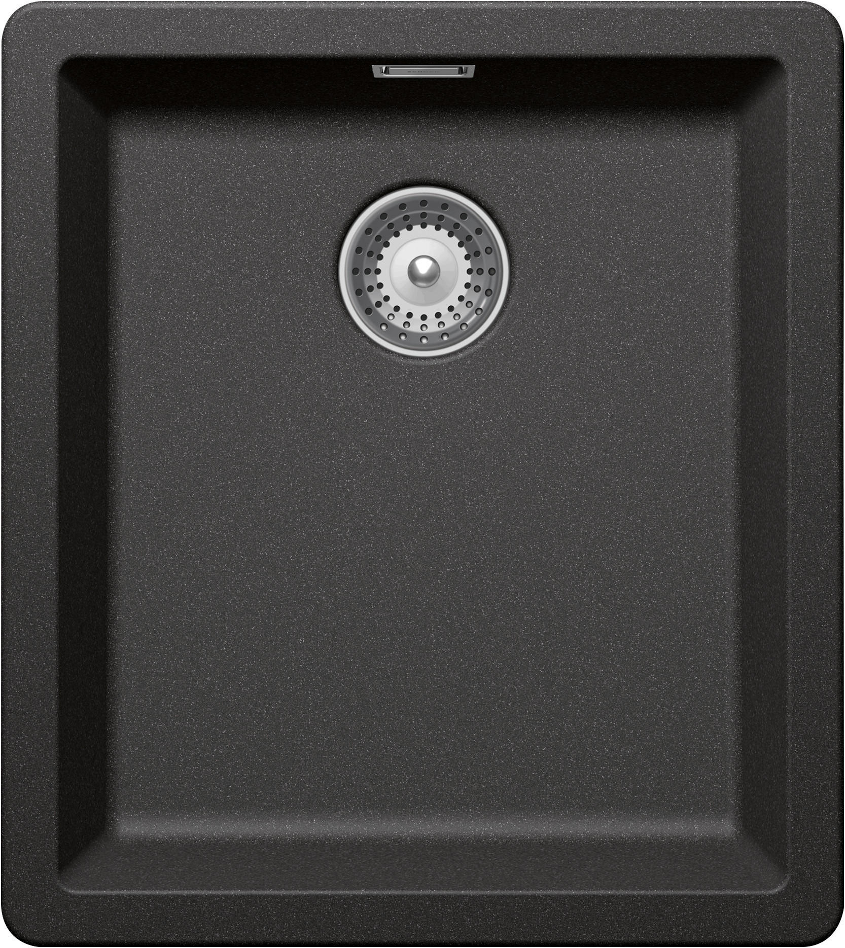 SPÜLE GREN100SUSTO  - Graphitfarben, Basics, Stein (40,6/45,6cm) - Schock