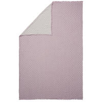 DOMÁCA DEKA, bavlna, 150/200 cm - lila/prírodná farba, Konventionell, textil (150/200cm) - Ambiente
