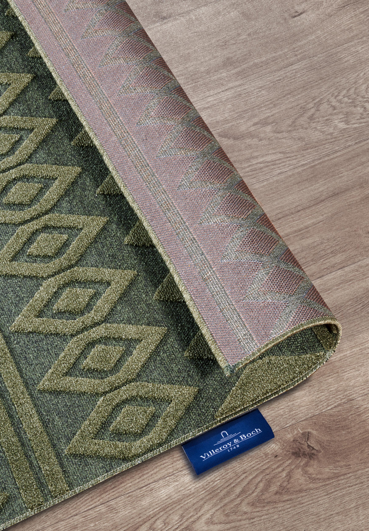 FLACHWEBETEPPICH 200/290 cm Kollektion 1879 Waldgrün  - Waldgrün, Design, Textil (200/290cm) - Villeroy & Boch