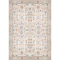 VINTAGE-TEPPICH Living Zaveran 240/340 cm  in Terracotta, Perlmutt, Graublau  - Graublau/Perlmutt, LIFESTYLE, Kunststoff/Textil (240/340cm) - Lindorug