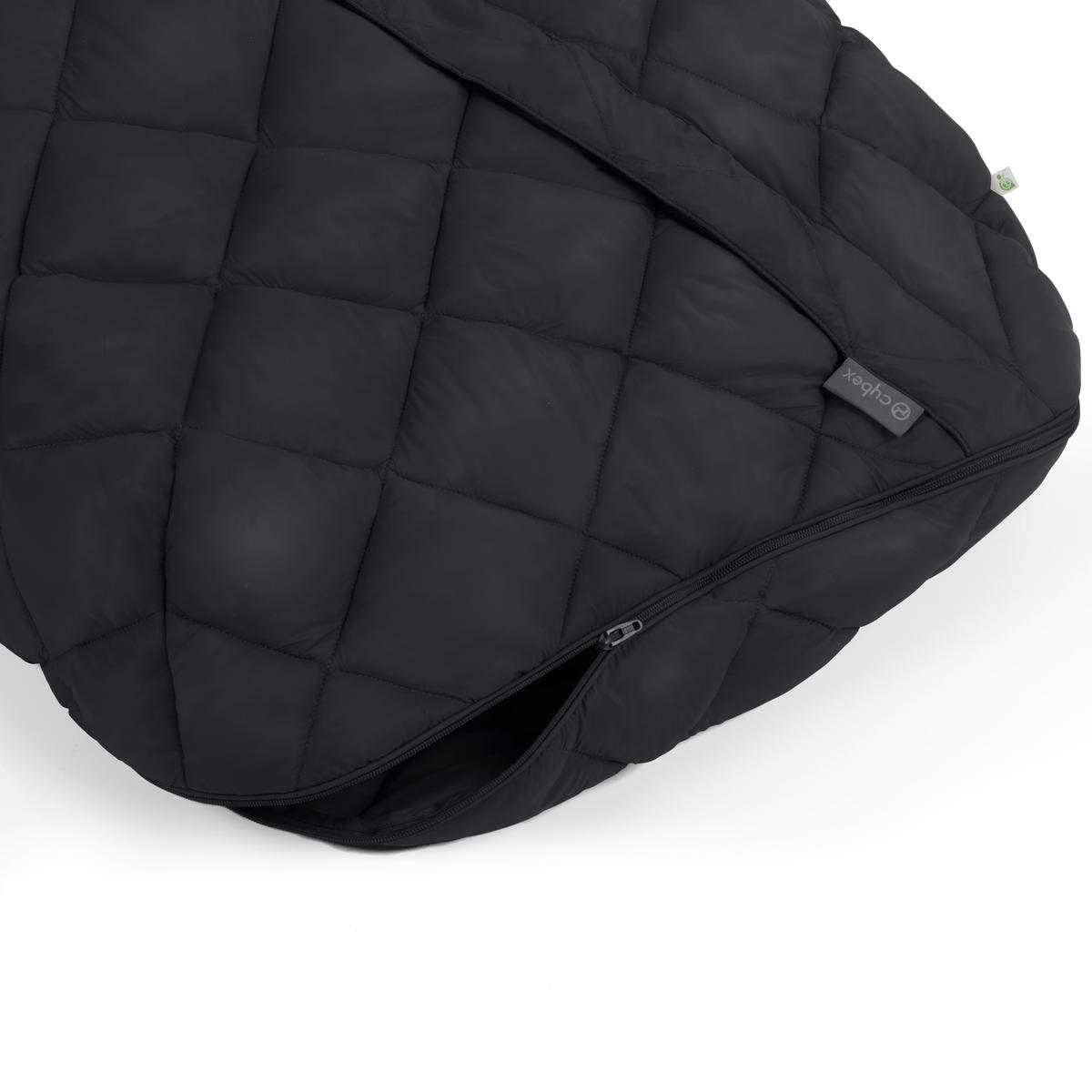 FUßSACK Snogga 2  - Schwarz, Basics, Textil (90/50/20cm) - cybex GOLD