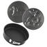 Backform Set- mit 2 Motivböden - Schwarz, Metall (26/6,5cm) Backform Set- mit 2 Motivböden - Schwarz, Metall (26/6,5cm)