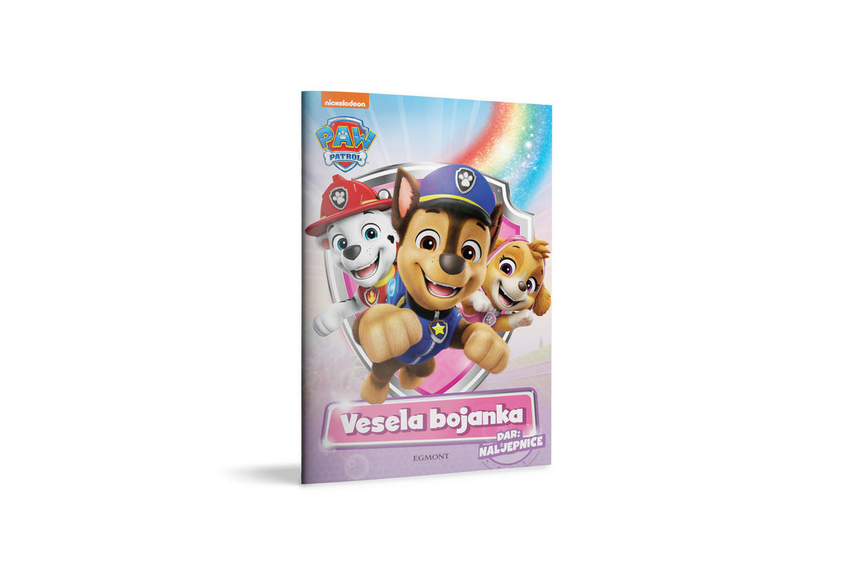 BOJANKA  PAW PATROL  - višebojno, Basics, papir