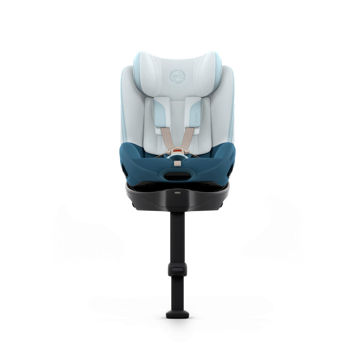 REBOARDER-KINDERSITZ Sirona Si Style Opal Blue  - Blau, Basics, Kunststoff/Textil (61/45,5/55cm) - cybex PLATINUM
