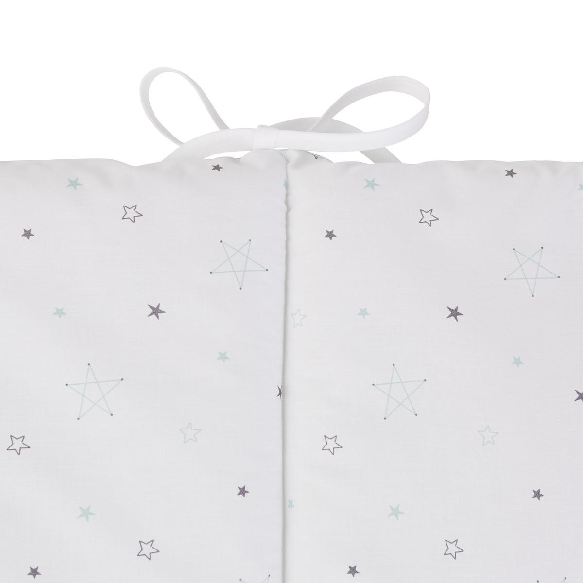 GITTERBETTSET - Weiss/Mintgrün, Basics, Textil - Zöllner