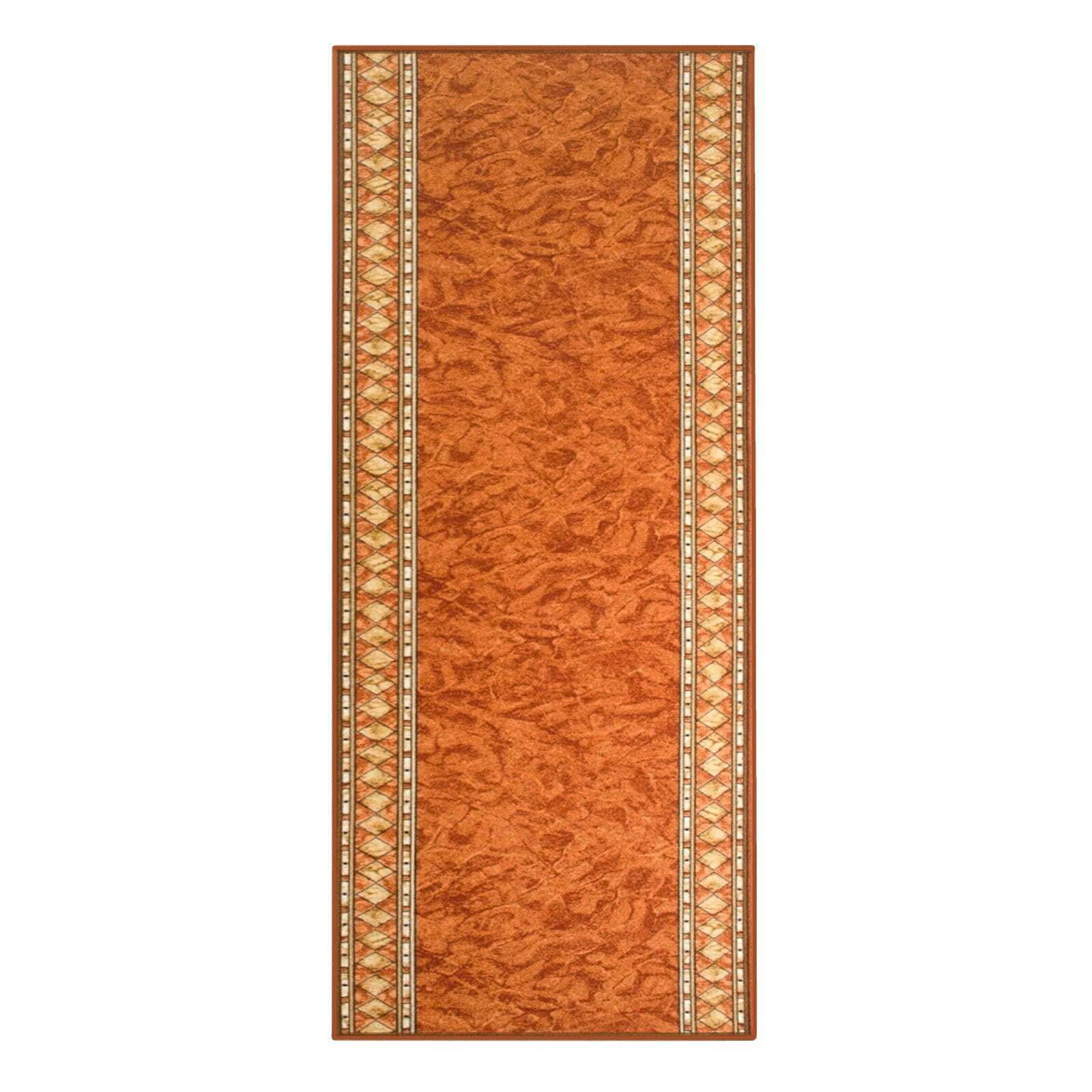 LÄUFER 80/450 cm FD  - Orange, KONVENTIONELL, Kunststoff/Textil (80/450cm)