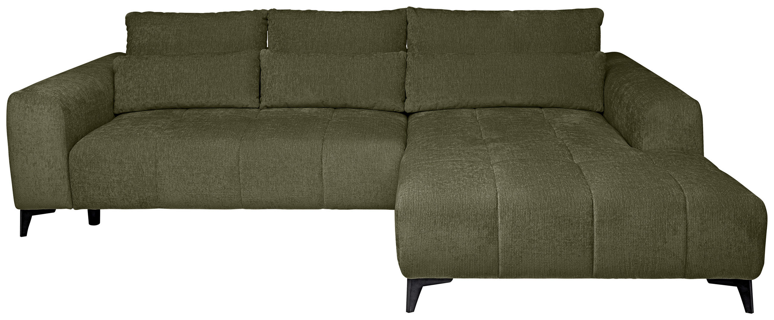 Hom`in Ecksofa Olivgrün 279x222 cm