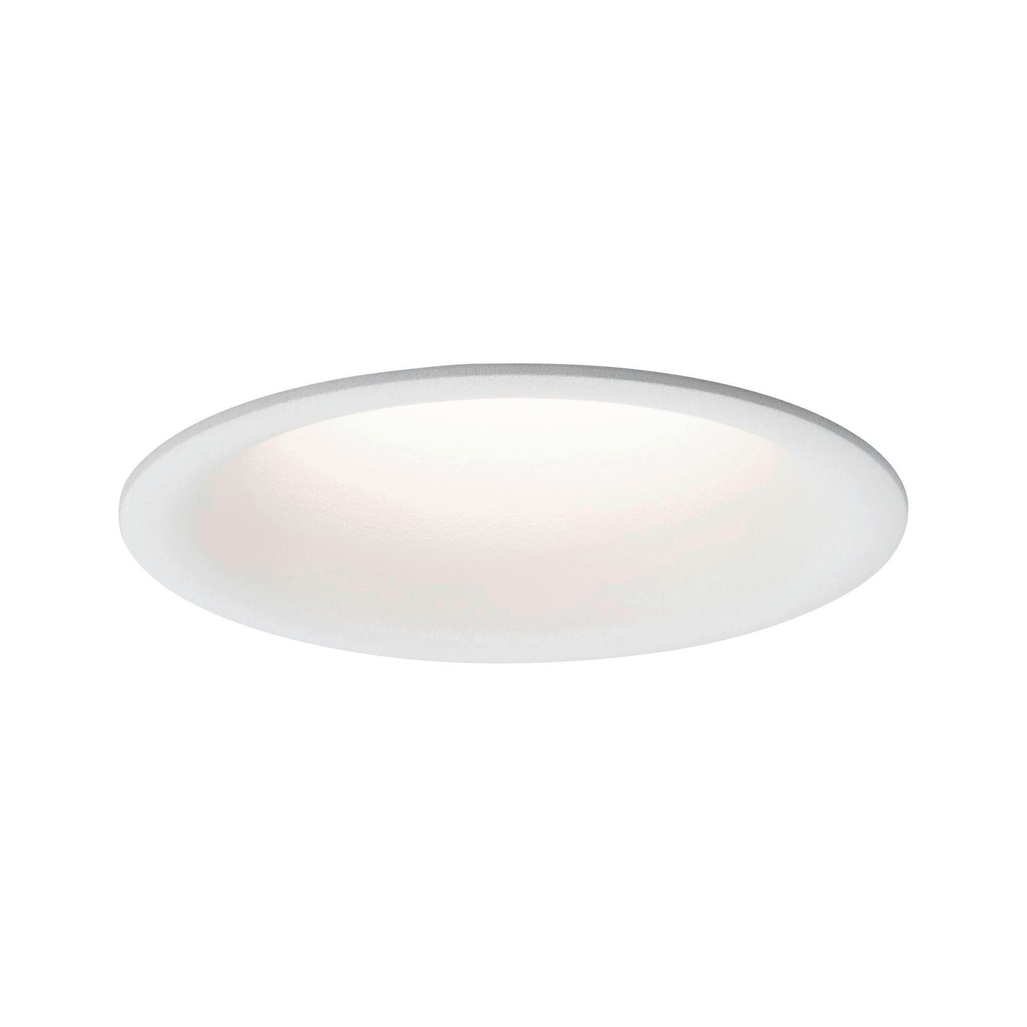 DECKENLEUCHTE 7,7/5 cm   - Weiß, Design, Kunststoff (7,7/5cm) - Paulmann