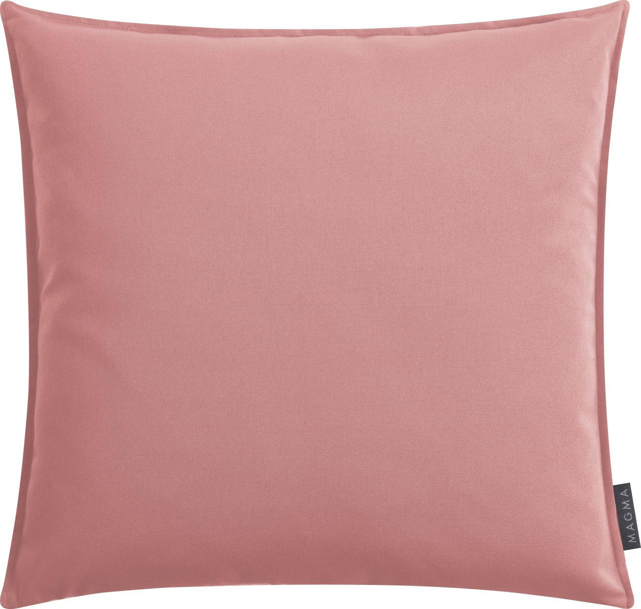 OUTDOOR-KISSENHÜLLE in  Uni  - Koralle, Basics, Textil (50/50cm)