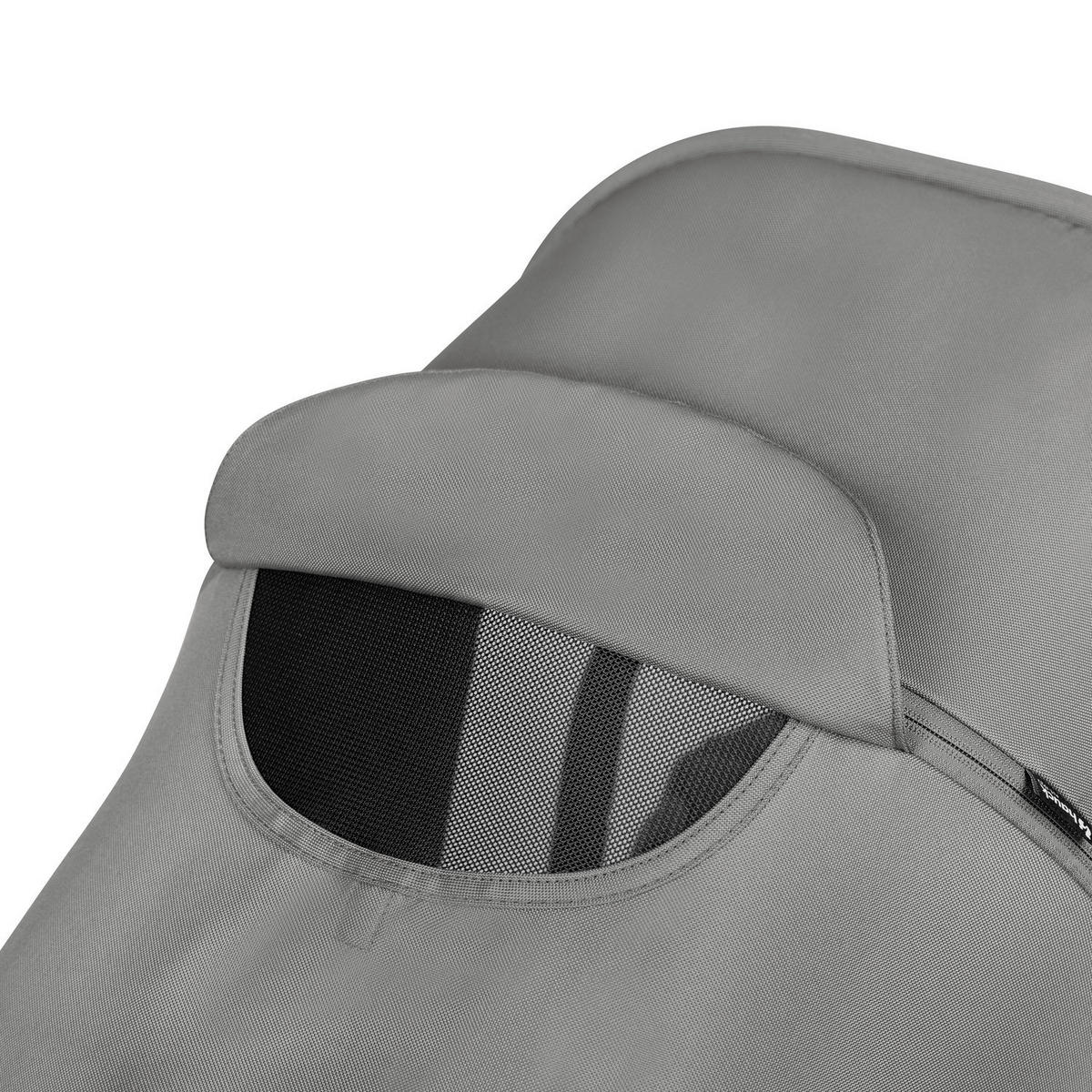 GESCHWISTERWAGEN Grow N Care  - Dunkelgrau/Schwarz, Basics, Textil/Metall (109/60/107-115cm) - Hauck