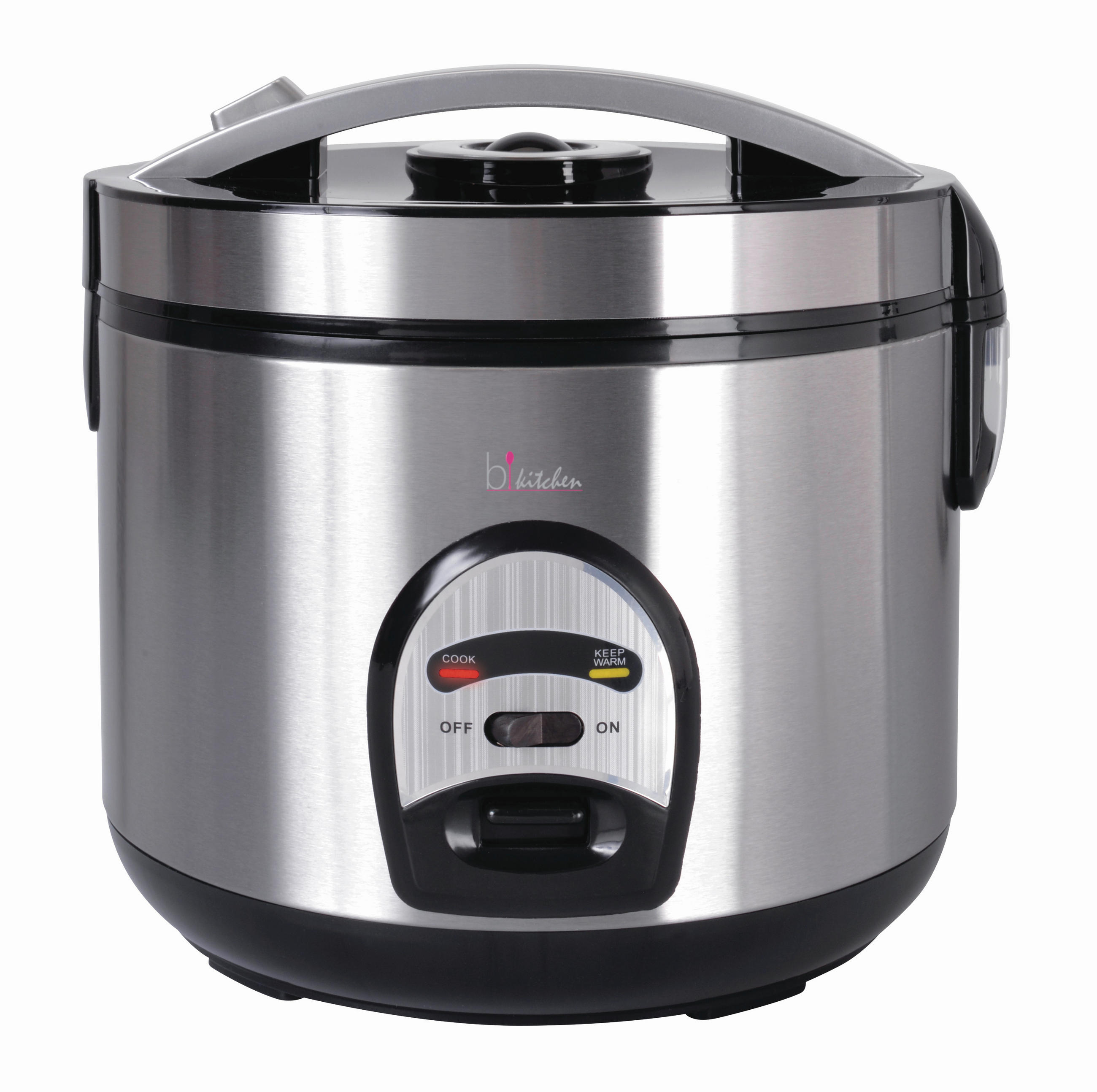 Bikitchen Reiskocher Silber 28.5x26.8x27.2 cm
