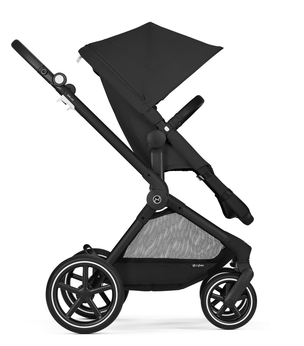KINDERWAGENSET EOS LUX  - Schwarz, Basics, Textil/Metall (85/61/116cm) - Cybex