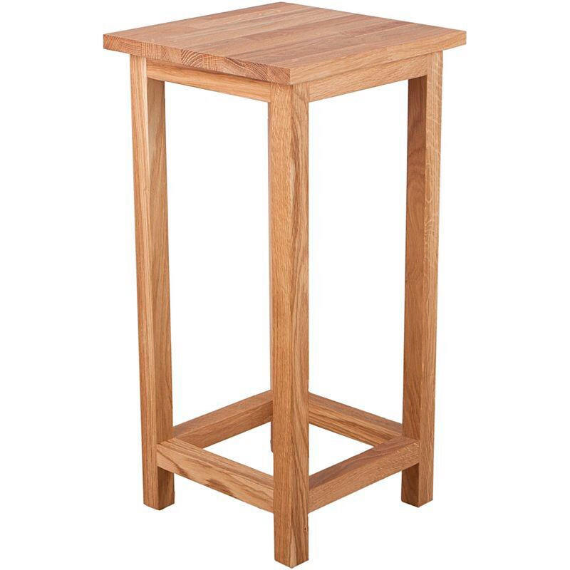 Universalhocker Echtholz  - Eichefarben, Basics, Holz (30/60/30cm) - Gardenson