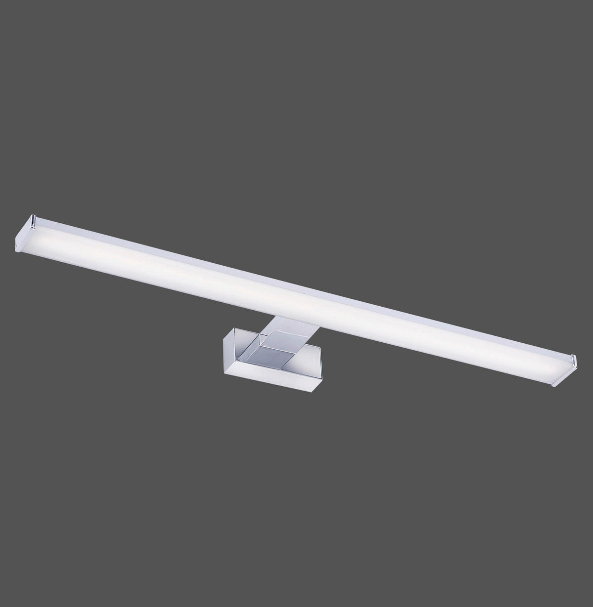 SPIEGELLEUCHTE Mattis 60/12,1/4,2 cm   - Chromfarben, Basics, Kunststoff/Metall (60/12,1/4,2cm)