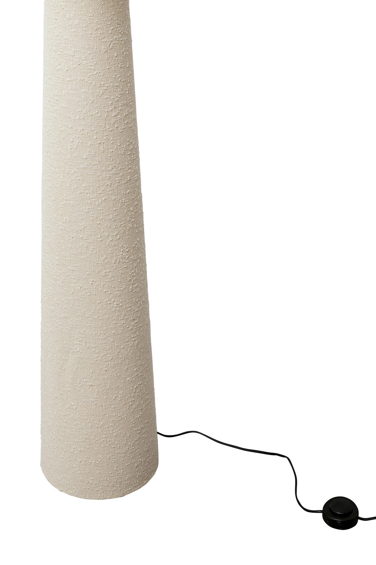 STEHLEUCHTE  35/190/35 cm   - Messingfarben/Creme, Design, Textil/Metall (35/190/35cm) - Kare-Design