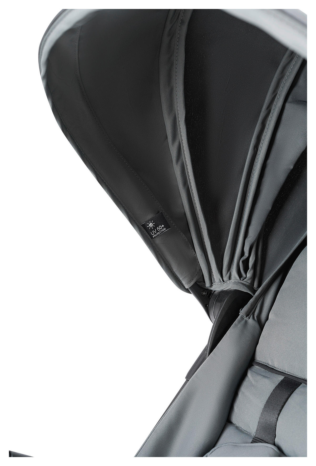 BUGGY Boogy 2 Stone  - Dunkelgrau/Schwarz, Basics, Textil/Metall (51/105/84,5cm) - Osann