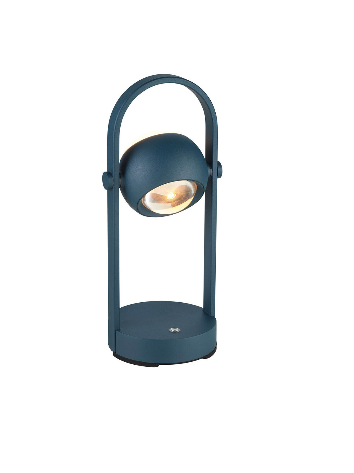 LED-TISCHLEUCHTE Cannon 12/30,5 cm   - Blau, KONVENTIONELL, Metall (12/30,5cm) - Musterring