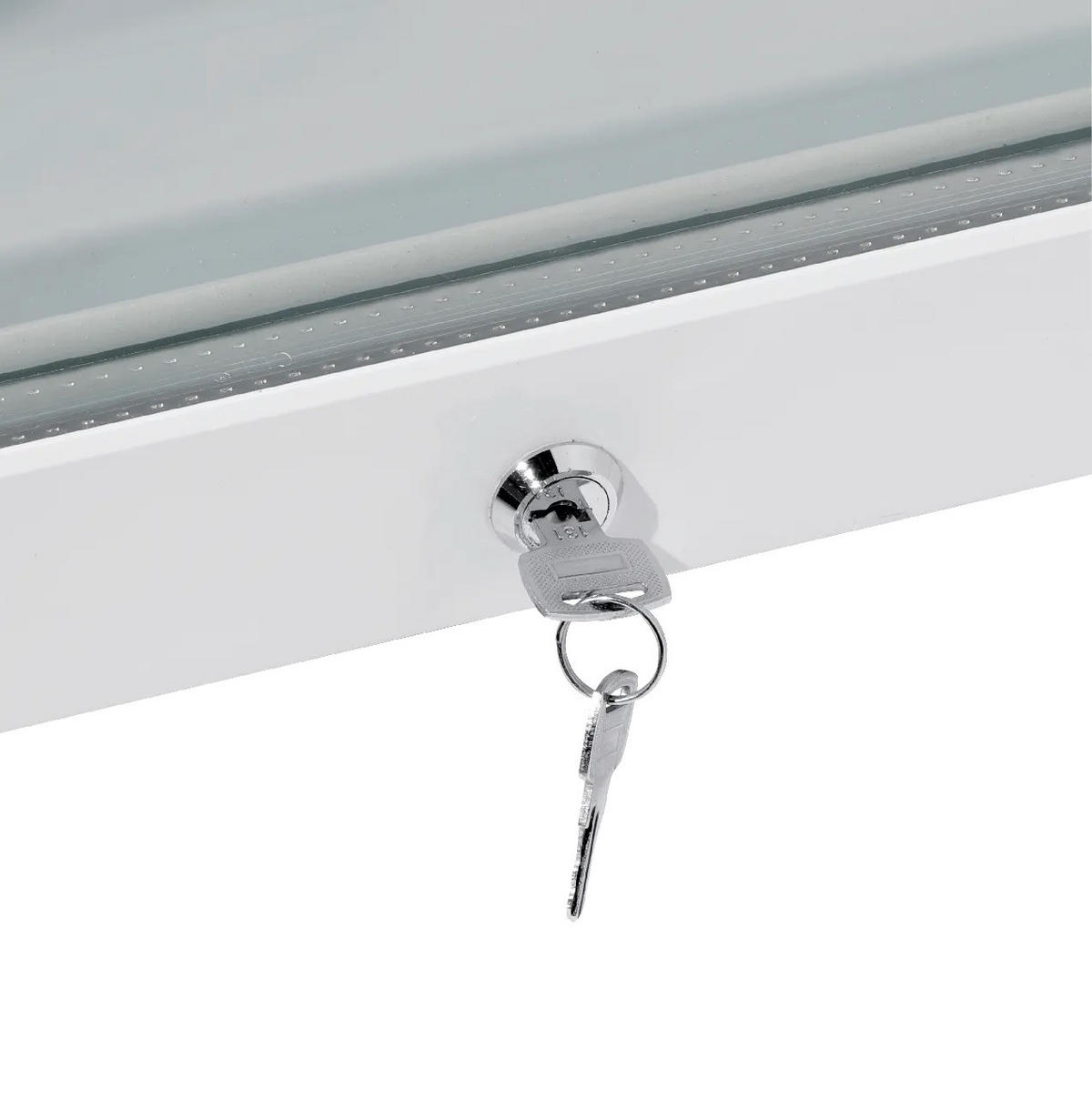 GETRÄNKEKÜHLSCHRANK 54.5/140.5/56.5 cm G-KS 2435  - Weiß, Basics, Glas/Kunststoff (54.5/140.5/56.5cm) - Silva Homeline