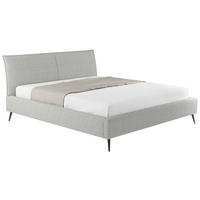 POLSTERBETT 140/200 cm  in Greige  - Greige/Schwarz, Design, Holz/Textil (140/200cm) - Esposa