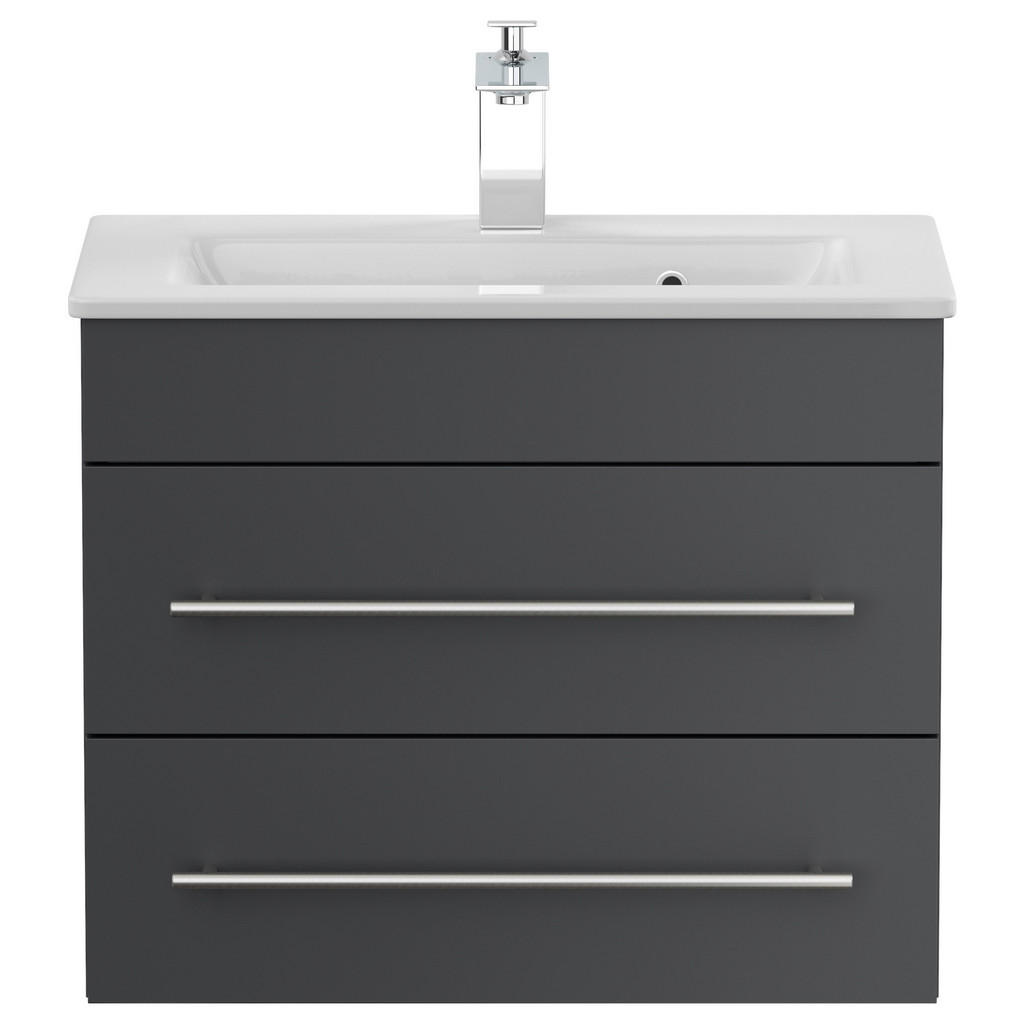 Thumbnail - Mid.you Badezimmer, Graphit, Metall, 2,2 Schubladen, 60.6 cm, hängend, Badezimmer, Badmöbelsets & Badmöbelserien, Badmöb...