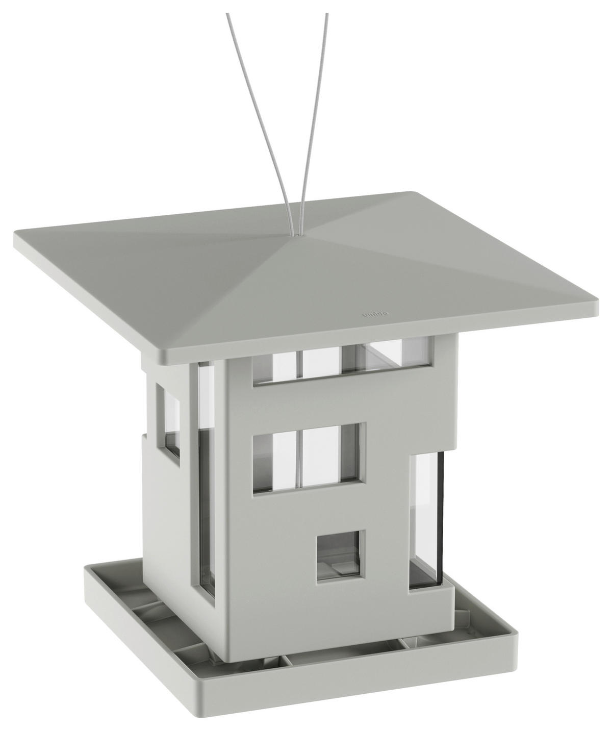 FÅGELHOLK - grå, Design, plast (22,9/21,5/22,9cm) - Umbra
