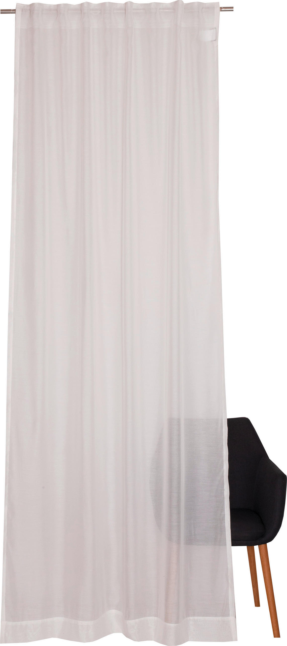 FERTIGVORHANG transparent  - Weiß, Basics, Textil (130/250cm) - Schöner Wohnen