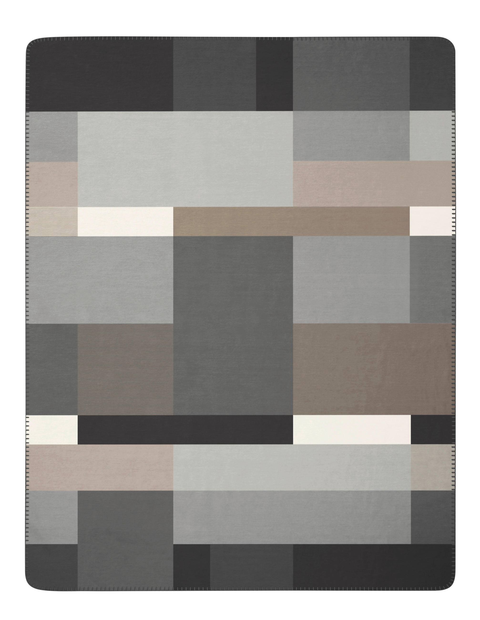ĆEBE 220/240 cm  BLACK PART  - plavo-siva, Konvencionalno, tekstil/plastika (220/240cm)