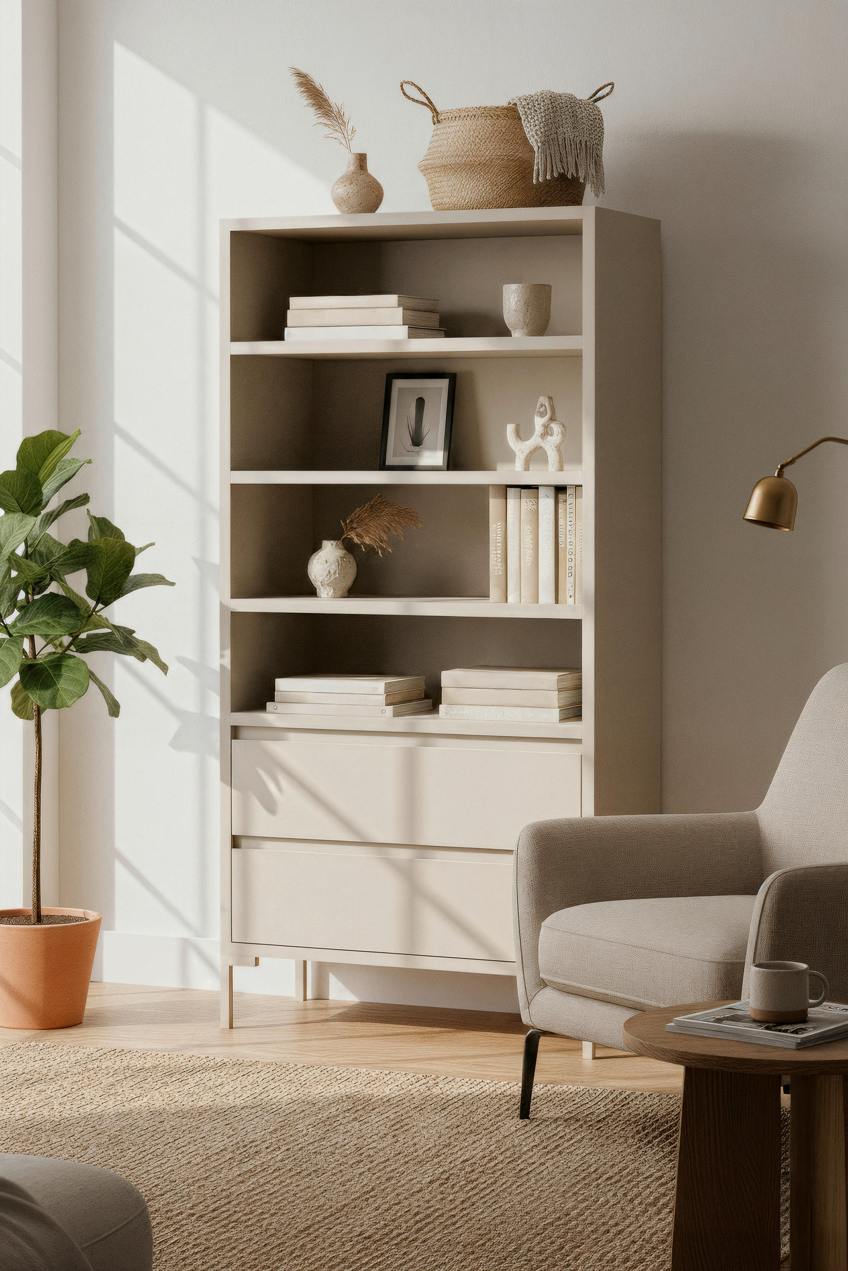 REGAL  77,5/165/40 cm  - Lifestyle, Holzwerkstoff/Metall (77,5/165/40cm) - MID.YOU