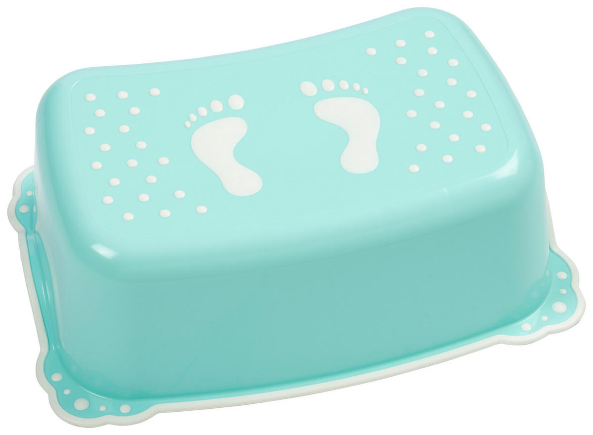 TRITTHOCKER Ocean  - Mintgrün, Trend, Kunststoff (42,5/28,5/14,5cm) - My Baby Lou