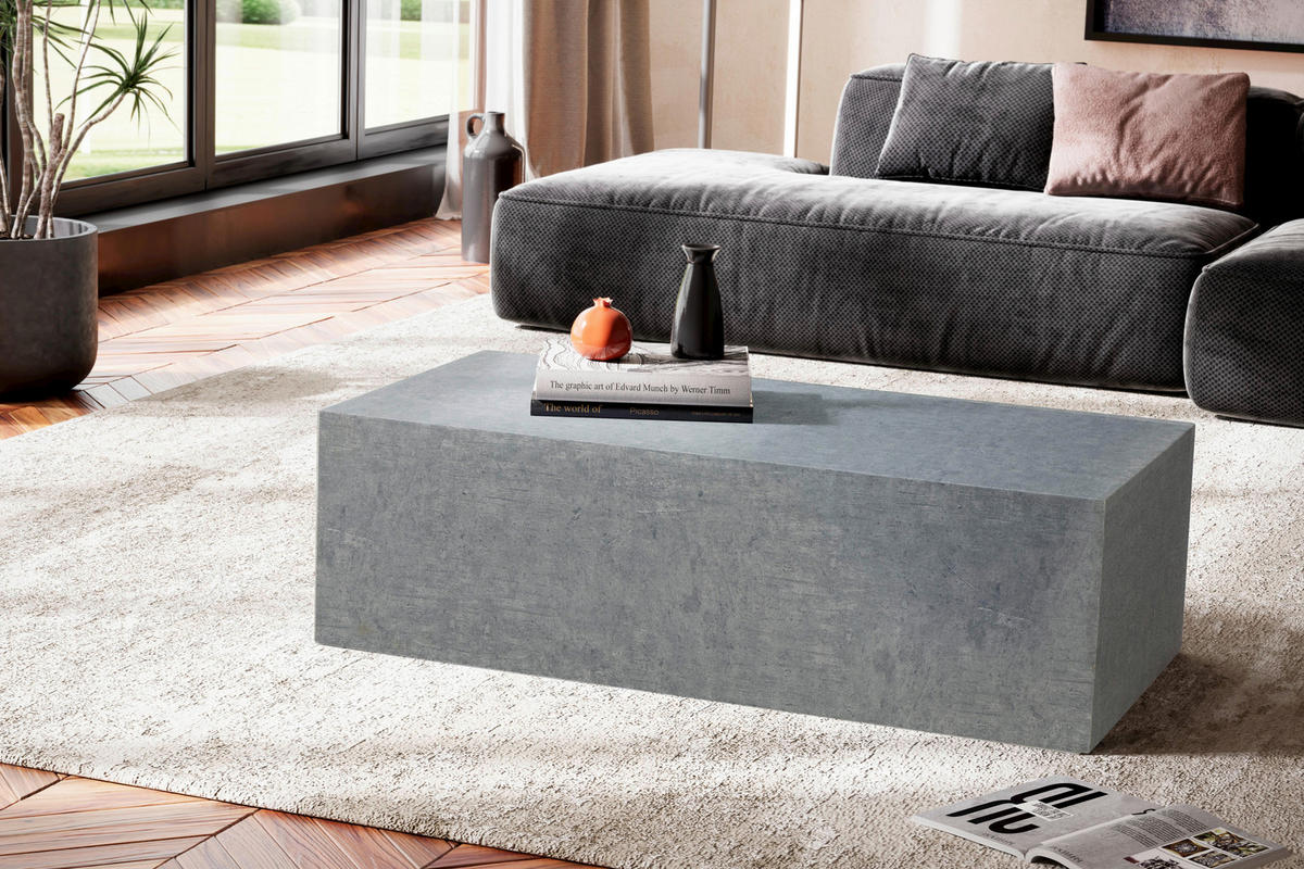 COUCHTISCH in Holzwerkstoff 100/50/30 cm  - Grau, Design, Holzwerkstoff (100/50/30cm) - MID.YOU