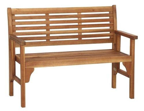 GARTENBANK 120/90/59,5 cm Akazie   - Akaziefarben, MODERN, Holz (120/90/59,5cm) - Siena Garden