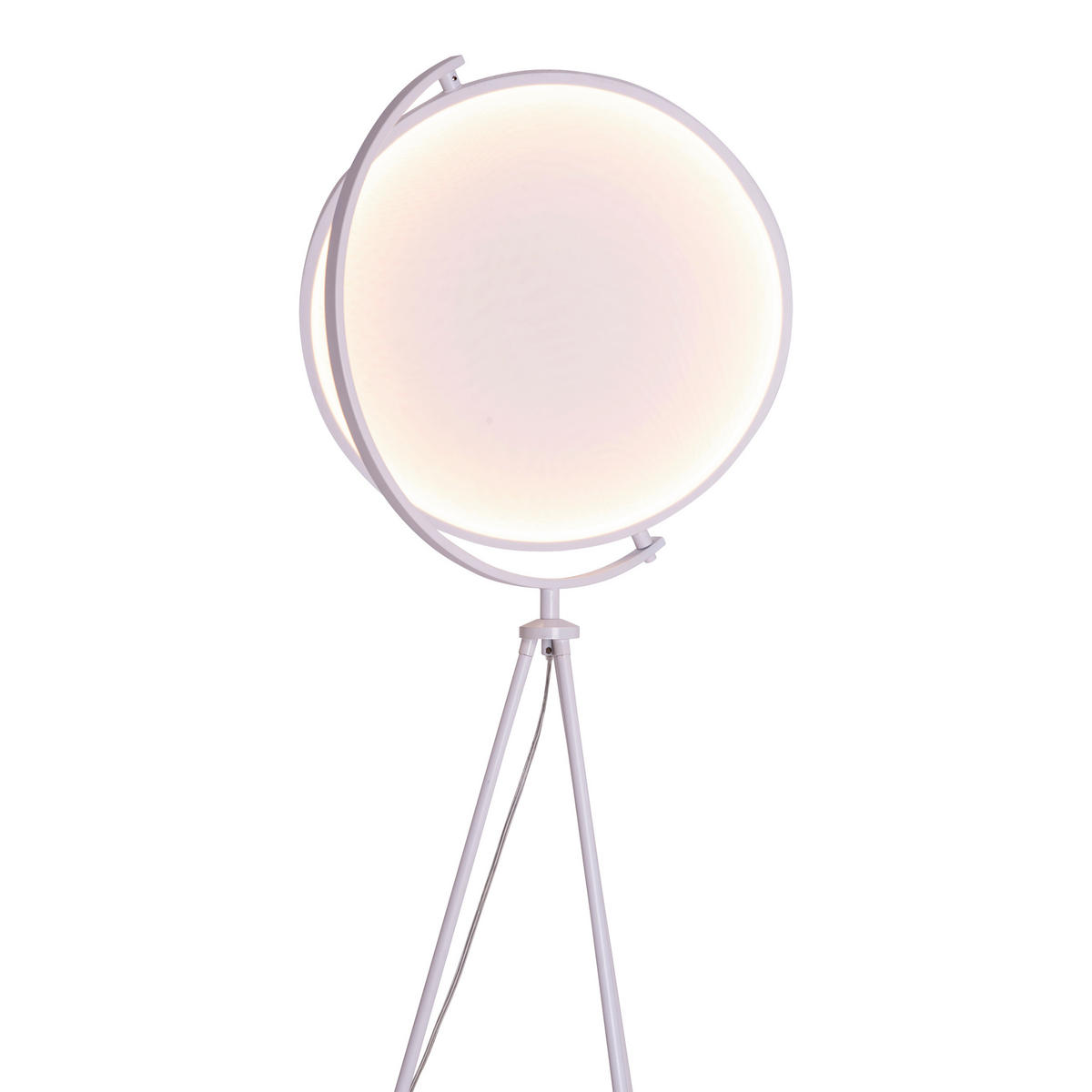 LED-STEHLEUCHTE 41/156 cm    - Weiß, Design, Kunststoff/Textil (41/156cm) - Näve