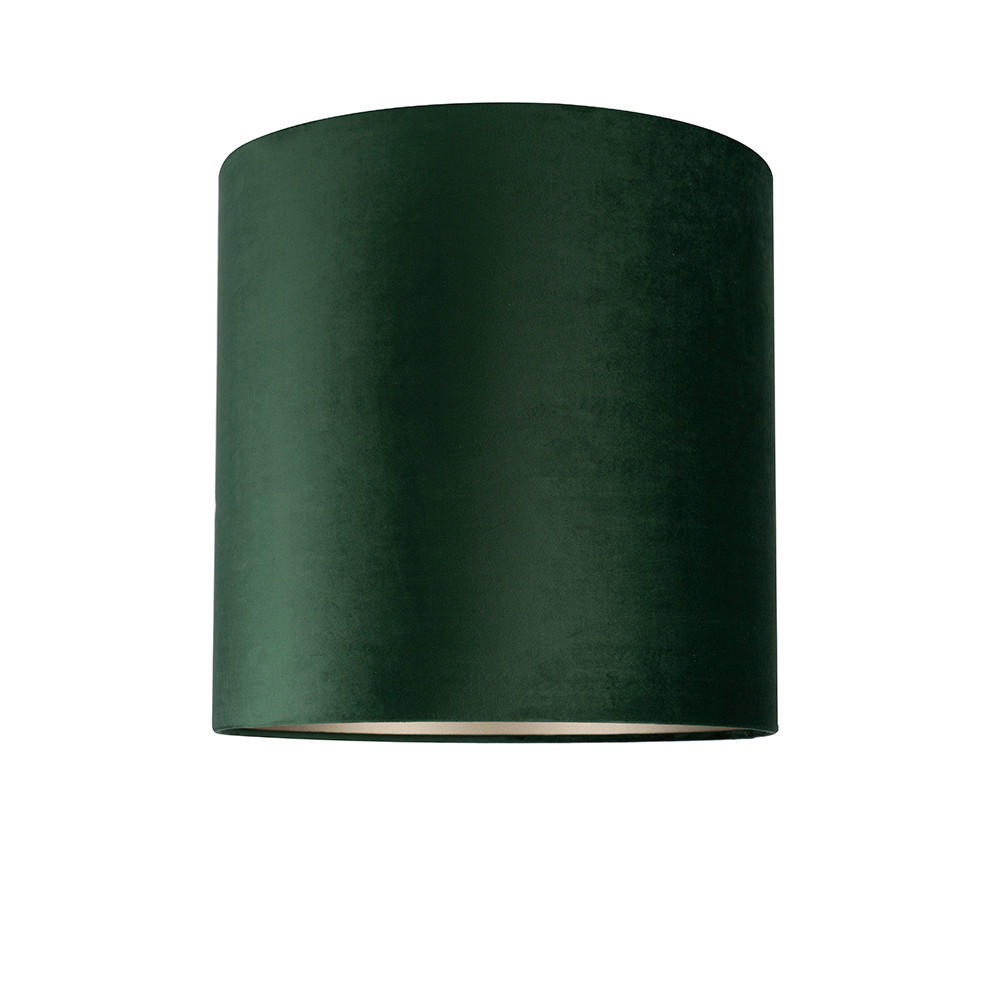 LEUCHTENSCHIRM Velour 40/35 cm  - Grün, Basics, Textil/Metall (40/35cm)
