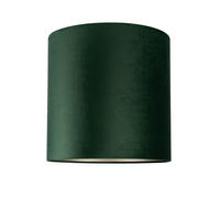 LEUCHTENSCHIRM Velour 40/35 cm  - Grün, Basics, Textil/Metall (40/35cm)