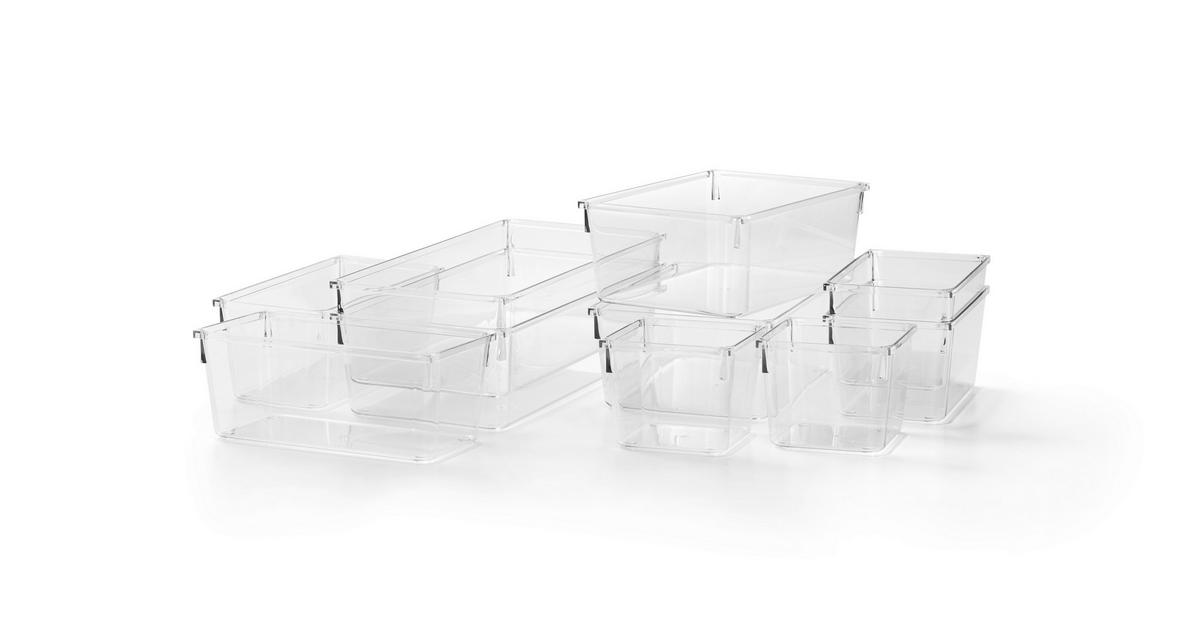 KÜCHEN-ORGANIZER-SET - Klar, Basics, Kunststoff - Homeware Profession.