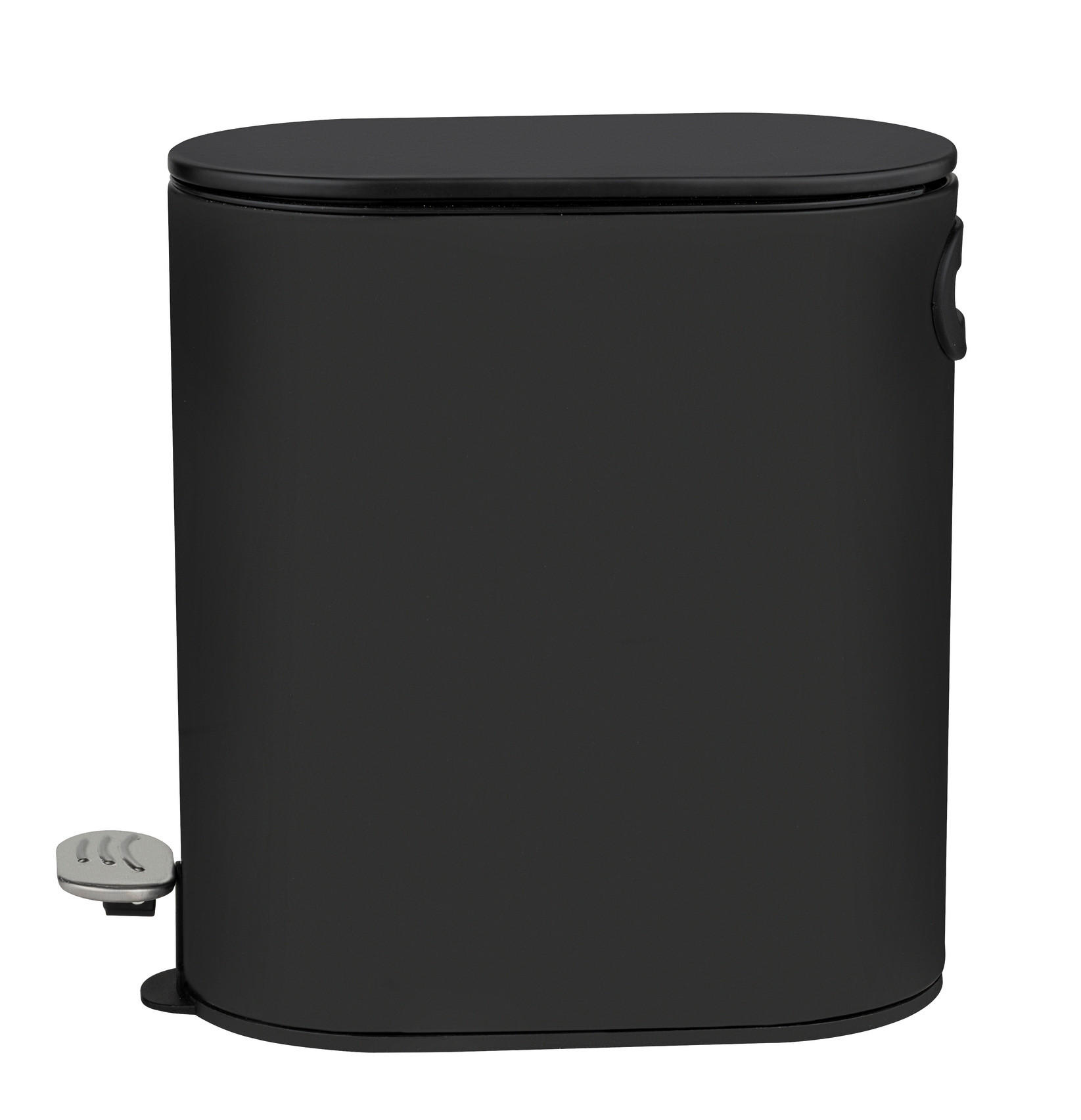 TRETEIMER Collungo 5 L  - Schwarz, Basics, Kunststoff/Metall (14/28,5/29cm) - Wenko