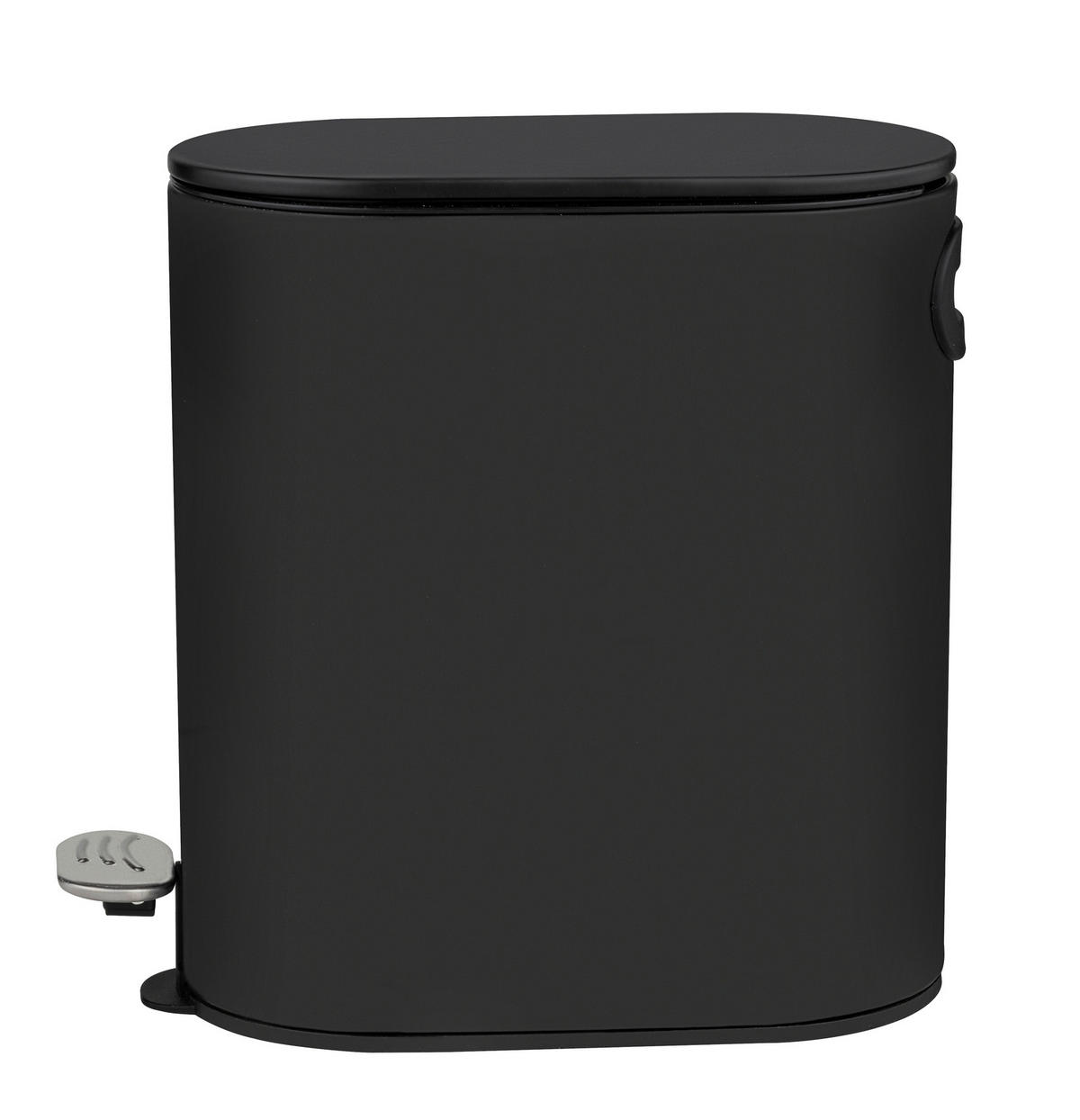 TRETEIMER Collungo 5 L  - Schwarz, Basics, Kunststoff/Metall (14/28,5/29cm) - Wenko